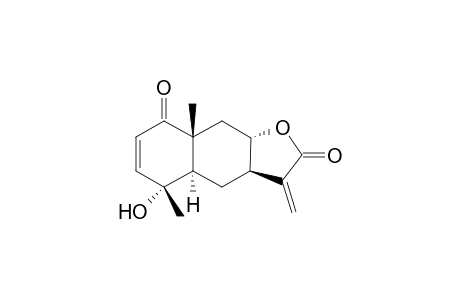(3aR,4aR,5R,8aR,9aS)-5,8a-dimethyl-3-methylidene-5-oxidanyl-4,4a,9,9a-tetrahydro-3aH-benzo[f][1]benzofuran-2,8-dione