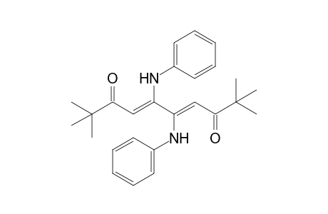 (4Z,6Z)-2,2,9,9-Tetramethyl-5,6-bis-phenylamino-deca-4,6-diene-3,8-dione