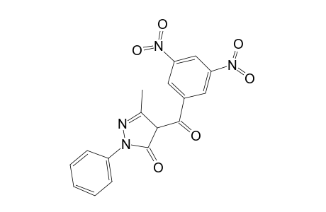 4-(3,5-Dinitrobenzoyl)-5-methyl-2-phenyl-2,4-dihydro-3H-pyrazol-3-one