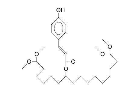 trans-1,1,16,16,-Tetramethoxy-hexadecan-7-yl-P-coumarate
