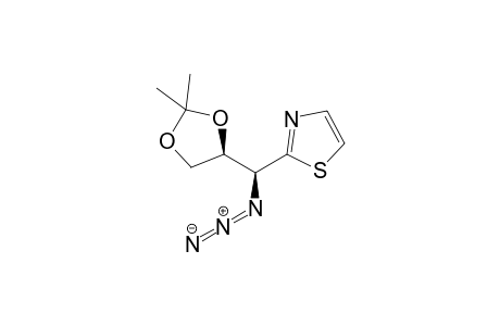 (2S,3S)-3-Azido-1,2-O-isopropylidene-3-(2-thiazolyl)-1,2-propanediol