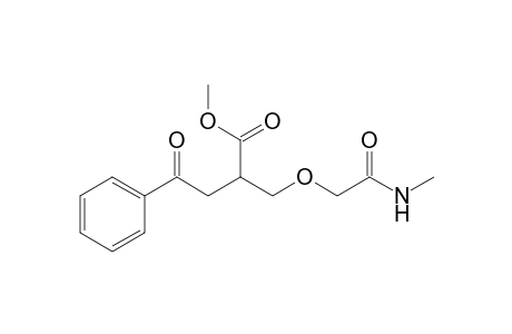 2-[2'-(Methoxycarbonyl)-4'-oxo-4'-phenylbutoxy]-N-methylacetamide