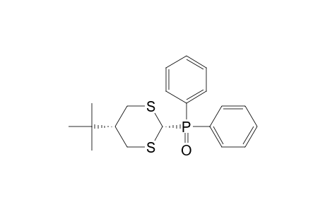 cis-5-tert-Butyl-2-(diphenylphosphinoyl)1,3-dithiane