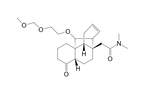 14-[2-(Methoxymethoxy)ethoxy]-5-oxo-tetracyclo[7.5.1.0(1,6).0(10,14)]pentadec-11-en-9-(N,N-dimethyl)acetamide