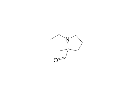 1-isopropyl-2-methyl-pyrrolidine-2-carbaldehyde