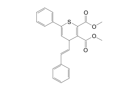 2,3-Bis(methoxycarbonyl)-6-phenyl-4-styryl-4H-thinn