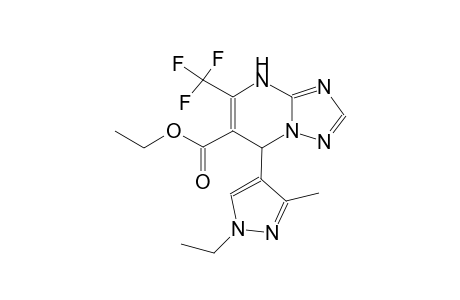 ethyl 7-(1-ethyl-3-methyl-1H-pyrazol-4-yl)-5-(trifluoromethyl)-4,7-dihydro[1,2,4]triazolo[1,5-a]pyrimidine-6-carboxylate