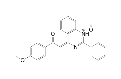 Ethanone, 1-(4-methoxyphenyl)-2-(2-phenyl-4(1H)-quinazolinylidene)-, N-oxide