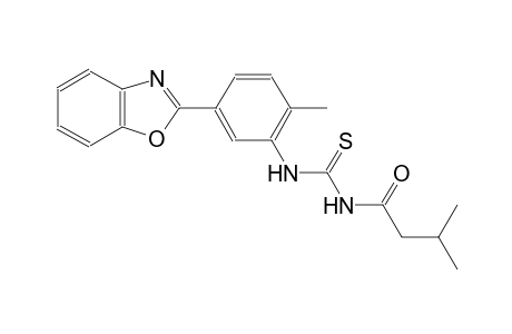 N-[5-(1,3-benzoxazol-2-yl)-2-methylphenyl]-N'-(3-methylbutanoyl)thiourea