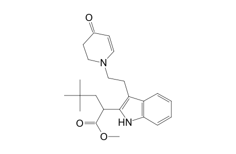 1H-Indole-2-acetic acid, 3-[2-(3,4-dihydro-4-oxo-1(2H)-pyridinyl)ethyl]-.alpha.-(2,2-dimethylpropyl)-, methyl ester, (.+-.)-