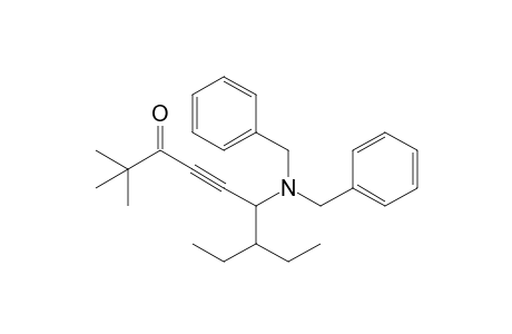 6-(Dibenzylamino)-7-ethyl-2,2-dimethylnon-4-yn-3-one