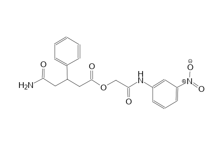 benzenepropanoic acid, beta-(2-amino-2-oxoethyl)-, 2-[(3-nitrophenyl)amino]-2-oxoethyl ester