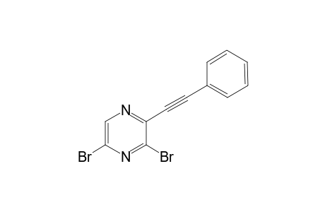 3,5-Dibromo-2-(phenylethynyl)pyrazine