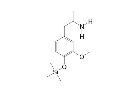 4-Hydroxy-3-methoxyamphetamine TMS (O)