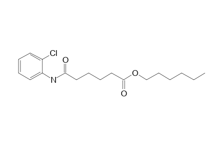 Adipic acid, monoamide, N-(2-chlorophenyl)-, hexyl ester