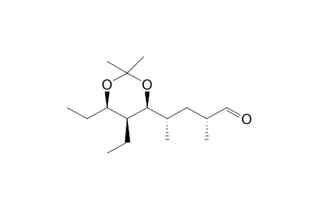 (2R,4S,5S,6S,7R)-6-Ethyl-5,7-isopropylidenedioxy-2,4-dimethylnonanal