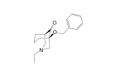 (1R*,5R*)-1-(Benzyloxy)-3-ethyl-3-azabicyclo[3.3.1]nonan-9-one