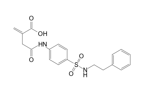 4'-(phenethylsulfamoyl)-2-methylenesuccinanilic acid
