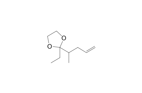 2-Ethyl-2-(1-methylbut-3-enyl)-1,3-dioxolane