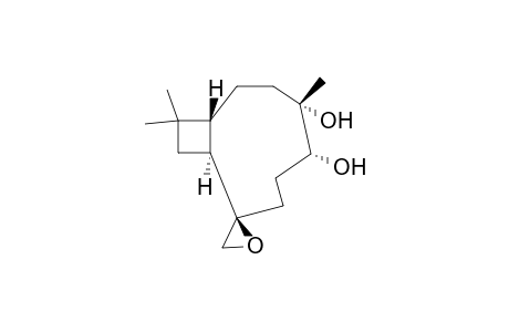 1.beta.,12-Epoxy-8.alpha.(S),9.alpha.(R)-dihydroxycaryophyllene