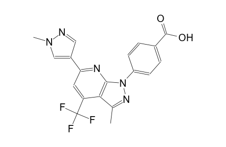 benzoic acid, 4-[3-methyl-6-(1-methyl-1H-pyrazol-4-yl)-4-(trifluoromethyl)-1H-pyrazolo[3,4-b]pyridin-1-yl]-