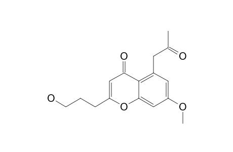 SIAMCHROMENE_C;2-(3-HYDROXYPROPYL)-7-METHOXY-5-(2-OXOPROPYL)-4-H-CHROMEN-4-ONE