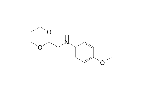N-(4-Methoxyphenyl)-N-(1,3-dioxan-2-ylmethyl)amine