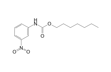 Heptyl 3-nitrophenylcarbamate
