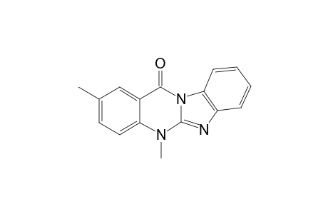 2,5-Dimethylbenzimidazo[2,1-b]quinazolin-12(5H)-one