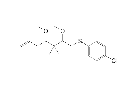 4,6-Dimethoxy-5,5-dimethyl-7-(4'-chlorophenylthio)hept-1-ene