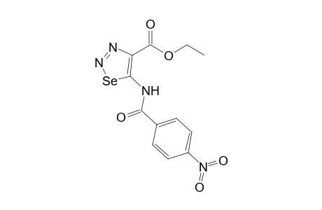 5-[(4-nitrobenzoyl)amino]selenadiazole-4-carboxylic acid ethyl ester