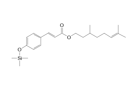 Citronellyl p-coumarate, mono-TMS