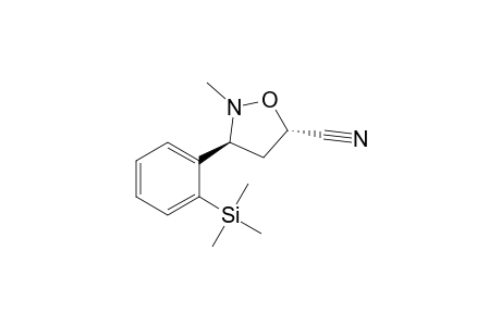 (3S*,5S*)-5-Cyano-2-methyl-3-(2-trimethylsilylphenyl)isoxazolidine