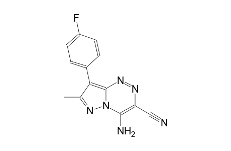 4-amino-8-(4-fluorophenyl)-7-methylpyrazolo[5,1-c][1,2,4]triazine-3-carbonitrile