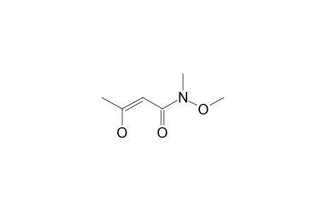 N-METHOXY-N-METHYL-3-OXO-BUTANAMIDE;ENOL-TAUTOMER