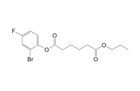 Adipic acid, 2-bromo-4-fluorophenyl propyl ester