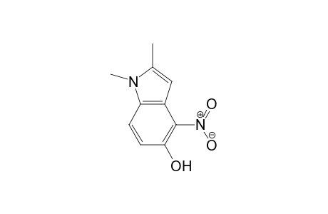 1,2-Dimethyl-4-nitro-1H-indol-5-ol