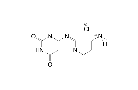 1H-purine-7-propanaminium, 2,3,6,7-tetrahydro-N,N,3-trimethyl-2,6-dioxo-, chloride