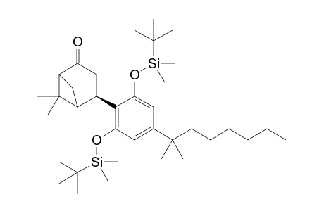 (4R)-4-[4-(1',1'-Dimethylheptyl)-2,6-bis(tert-butyldimethylsilyloxy)phenyl]-6,6-dimethyl-2-norpinanone