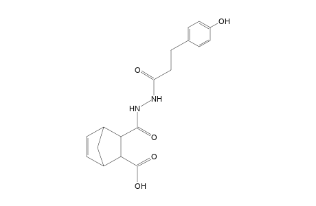 5-NORBORNENE-2,3-DICARBOXYLIC ACID, MONO[2-(p-HYDROXYHYDROCINNAMOYL)HYDRAZIDE]