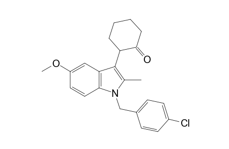 2-[1-(p-chlorobenzyl)-5-methoxy-2-methylindol-3-yl]cyclohexanone
