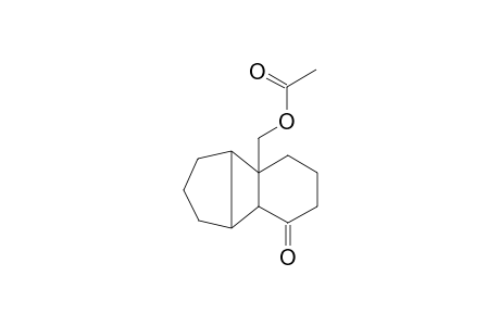 1-(acetoxymethyl)tricyclo[5.4.0.0(2,6)]-8-undecanone