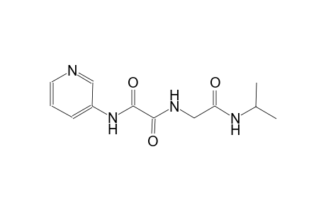 ethanediamide, N~1~-[2-[(1-methylethyl)amino]-2-oxoethyl]-N~2~-(3-pyridinyl)-