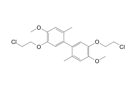 1-(2-chloroethoxy)-5-[5-(2-chloroethoxy)-4-methoxy-2-methyl-phenyl]-2-methoxy-4-methyl-benzene