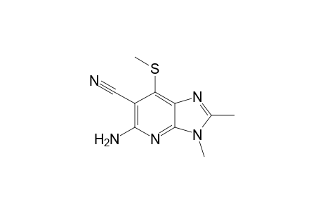 5-Amino-2,3-dimethyl-7-methylsulfanyl-3H-imidazoo[4,5-b]pyridine-6-carbonitrile