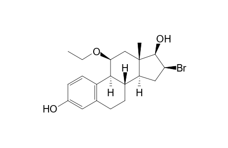 (8S,9S,11S,13S,14S,16S,17R)-16-bromanyl-11-ethoxy-13-methyl-6,7,8,9,11,12,14,15,16,17-decahydrocyclopenta[a]phenanthrene-3,17-diol