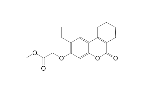 acetic acid, [(2-ethyl-7,8,9,10-tetrahydro-6-oxo-6H-dibenzo[b,d]pyran-3-yl)oxy]-, methyl ester