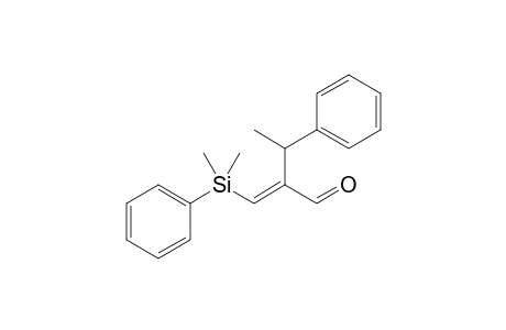 2-[(Dimethylphenylsilyl)methylene]-3-phenylbutanal