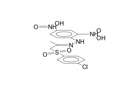 N-(2,4-dinitrophenyl)-N'-[1-(4-chlorophenylsulphonyl)-2-propylidene]hydrazine