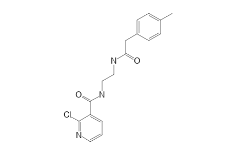 2-CHLORO-N-[2-[[4-METHYLPHENYL)-ACETYL]-AMINO]-ETHYL]-3-PYRIDINECARBOXAMIDE